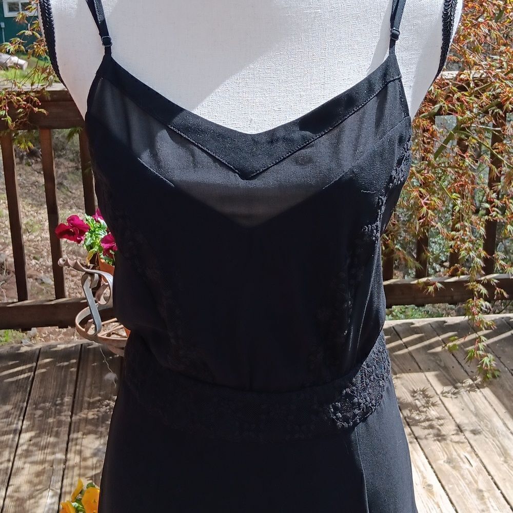 Ladakh Lace and Sheer Black Evening Dress Whimsigoth - Picture 13 of 16